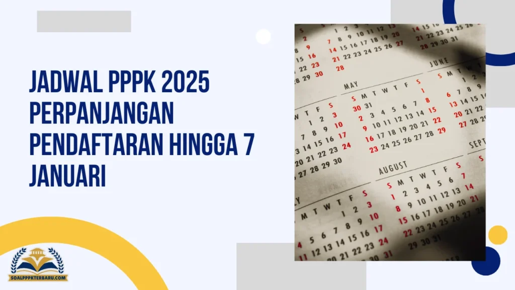 Jadwal PPPK 2025 Perpanjangan Pendaftaran