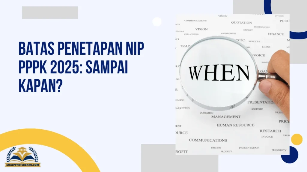 Batas Penetapan NIP PPPK