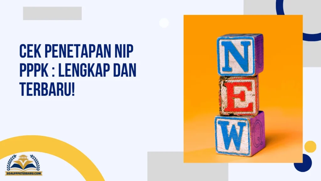 Cek Penetapan NIP PPPK 2025